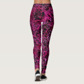 Leggings Rose et noir (Dos)
