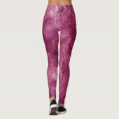 Leggings Rose framboise (Dos)