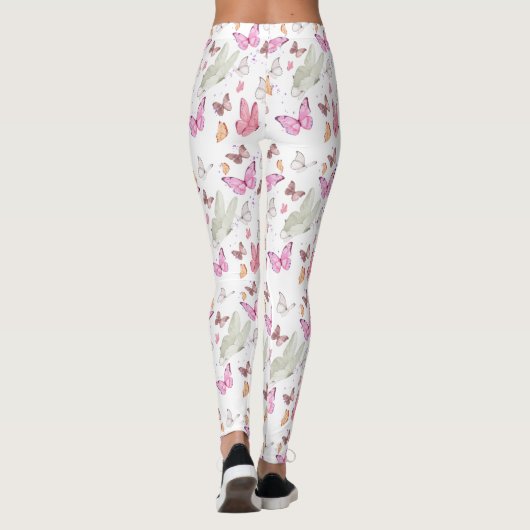Leggings rose gold butterfly (Dos)