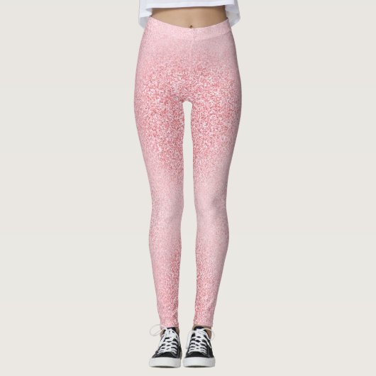 Leggings Rose Gold tendance moderne élégant Modèle (Devant)