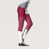 Leggings Rose Gris et Blanc (Droite)