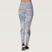 Leggings Rose gris rose (Dos)