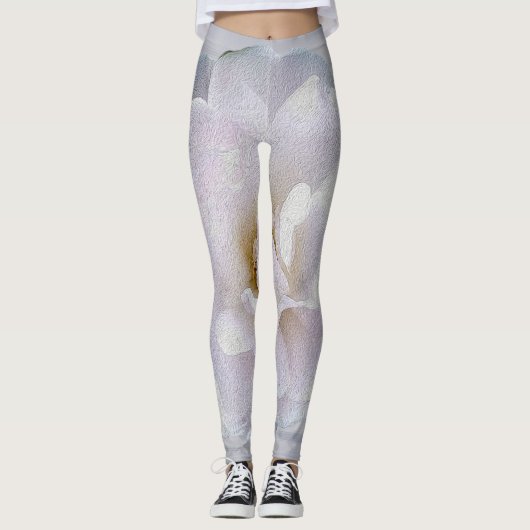 Leggings Rose gris rose (Devant)