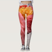 Leggings rose jaune (Devant)