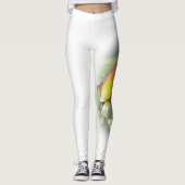 Leggings rose jaune (Devant)