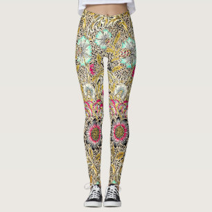 Leggings Rose jaune vintage de William Morris Corncockle