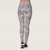 Leggings rose lily raisin (Dos)