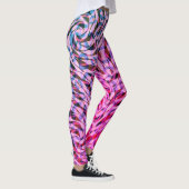 Leggings rose Magie Vintage motif mix (Droite)