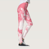 Leggings Rose marbré (Droite)