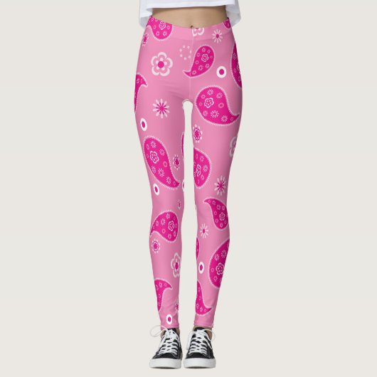 Leggings Rose Paisley (Devant)