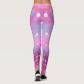 Leggings Rose pâle avec effet brillant (Dos)
