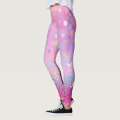 Leggings Rose pâle avec effet brillant (Gauche)