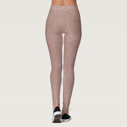 Leggings Rose Parties scintillant or Metallic Joli Fille Sp (Dos)