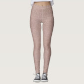 Leggings Rose Parties scintillant or Metallic Joli Fille Sp (Devant)
