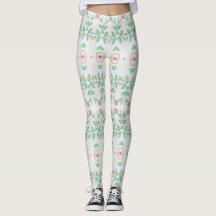 Rose Pêche et Vert