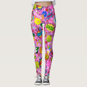😍 Leggings rose pickleball mixte (Devant)