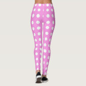 Leggings Rose - Pointe un point design (Dos)