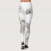 Leggings Rose poudré poussiéreux (Dos)