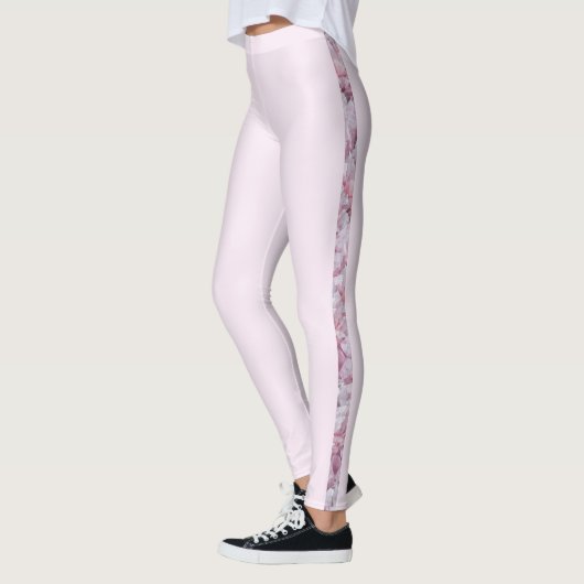 Leggings Rose Quartz Pastel Rose Grey Moderne Feminine Chic (Gauche)