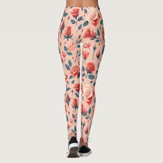 Leggings Rose Rhapsody Motif (Dos)