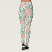 Leggings Rose rose Jardin Bouquet Motif (Dos)