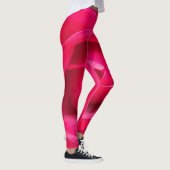 Leggings Rose rose romantique rouge (Droite)