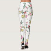 Leggings Rose Rose Rose Rose Rose Motif Floral | Légendes (Dos)