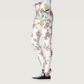 Leggings Rose Rose Rose Rose Rose Motif Floral | Légendes (Gauche)
