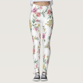 Leggings Rose Rose Rose Rose Rose Motif Floral | Légendes (Devant)