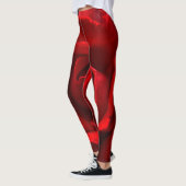 Leggings Rose rouge (Gauche)
