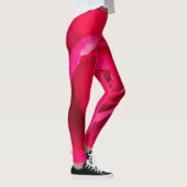 Leggings Rose rouge romantique v2 (Droite)