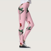 LEGGINGS ROSE ROUGE SUR ROSE (Droite)