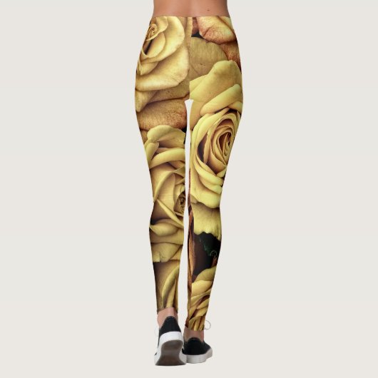 Leggings Rose sepiqué (Dos)