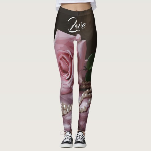 Leggings Rose Silken (Devant)