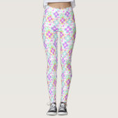 Leggings Rose, turquoise, floral (Devant)