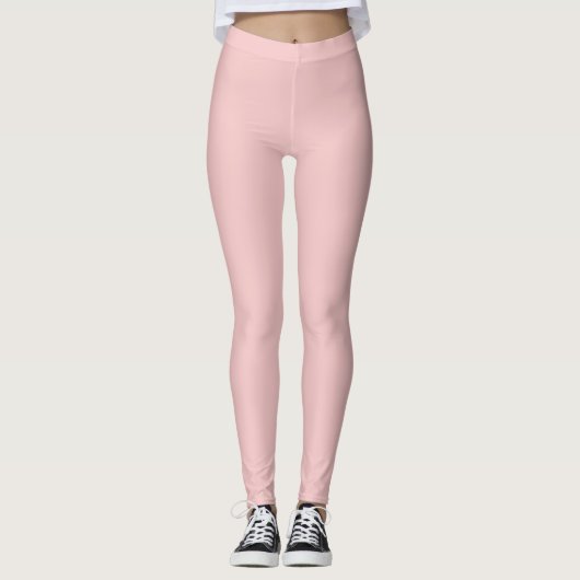 Leggings Rose Uni Rose (Devant)