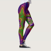 Leggings ~ rose vert violet ~ Original (Droite)