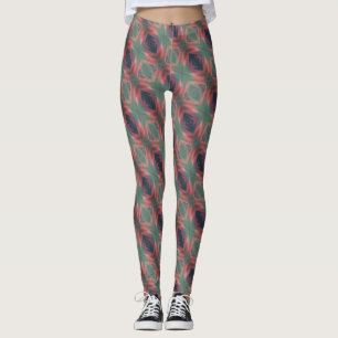 Leggings Rose Verte art Eye of God par EelKat Wendy C Allen