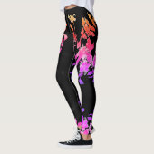 Leggings Rose vibrante vintage (Gauche)