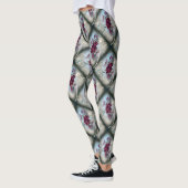 Leggings Rose victorien Ephemera Motif (Gauche)