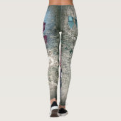 Leggings Rose victorien Ephemera Vintage chic (Dos)