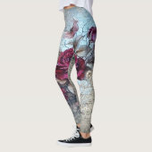 Leggings Rose victorien Ephemera Vintage chic (Gauche)