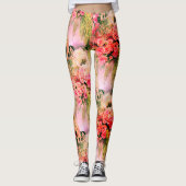 Leggings Rose Vintage (Devant)