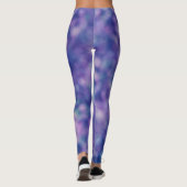 Leggings Rose violet bleu Cool unique chic (Dos)