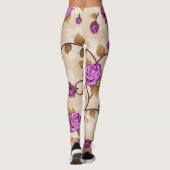 Leggings Rose violets (Dos)
