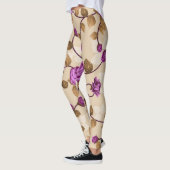 Leggings Rose violets (Gauche)