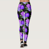 Leggings Rose violets (Dos)