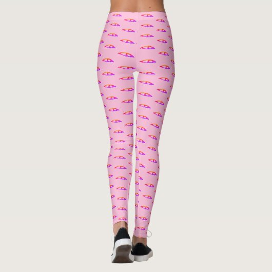 Leggings roseaux Pink Eye (Dos)