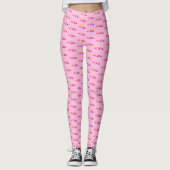 Leggings roseaux Pink Eye (Devant)