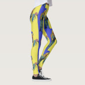 Leggings Rosella Parrot Aquarelle Marine Légendes d'oiseaux (Droite)